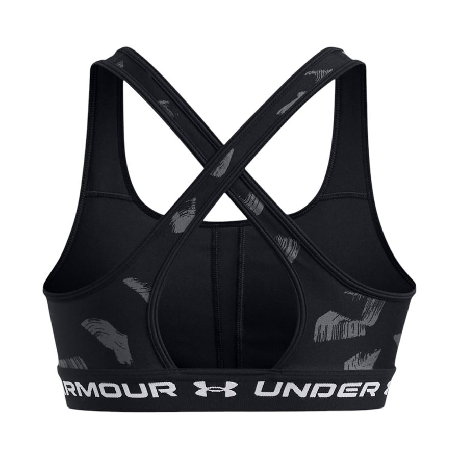 Reggiseno sportivo Armour Mid Crossback Printed da donna Under Armour | 13610420009